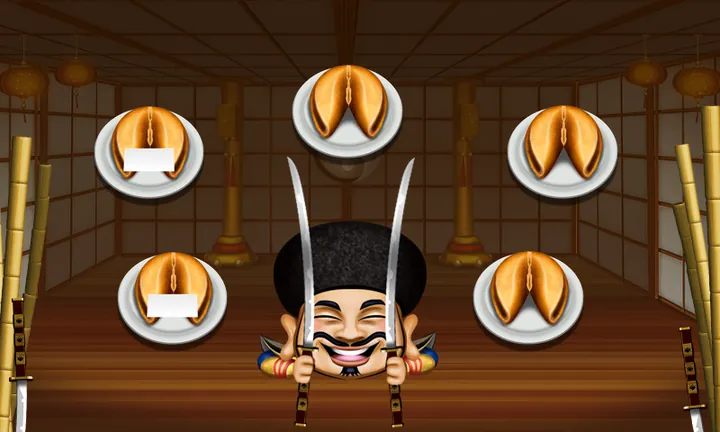 Samurai bonus skill round: pick a fortune cookie